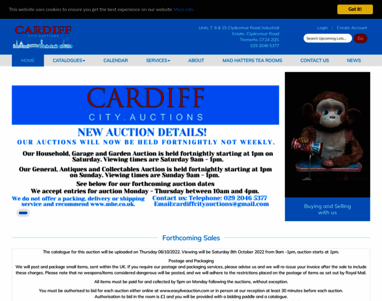 Cardiffcityauctions.com thumbnail