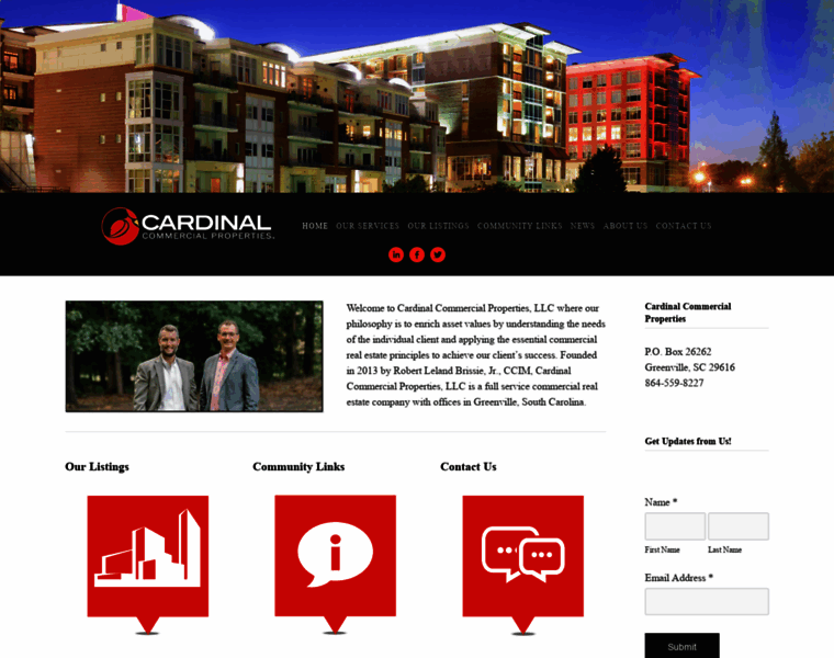 Cardinalcommercialproperties.net thumbnail