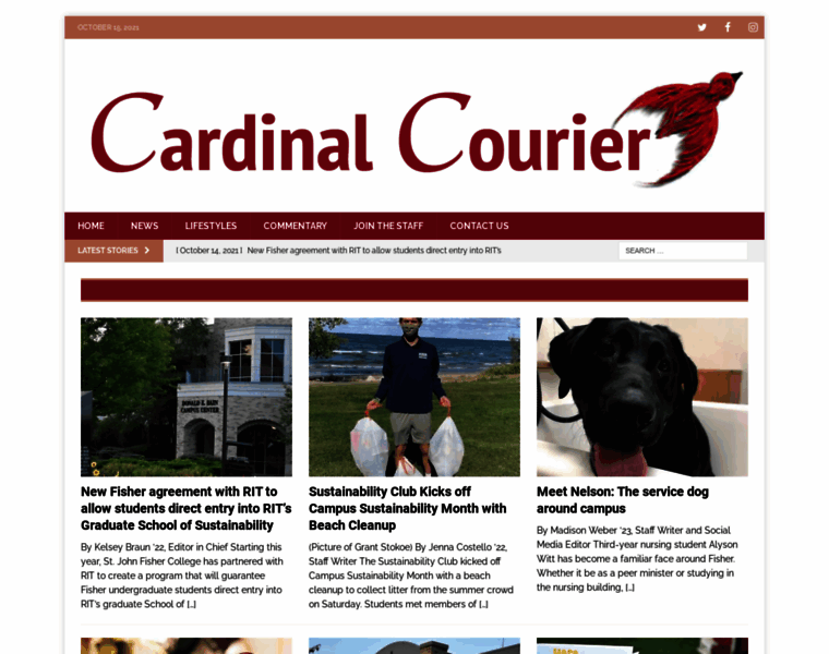 Cardinalcourieronline.com thumbnail