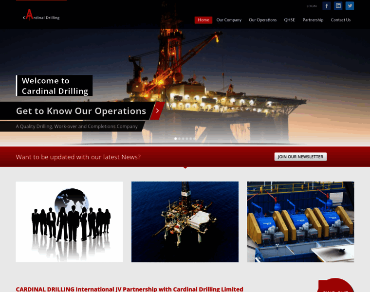 Cardinaldrilling.com thumbnail