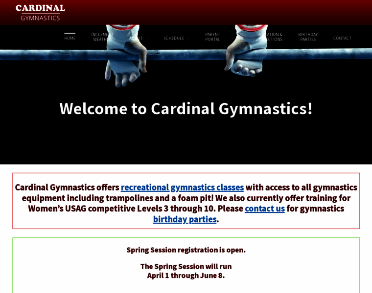 Cardinalgymnastics.com thumbnail