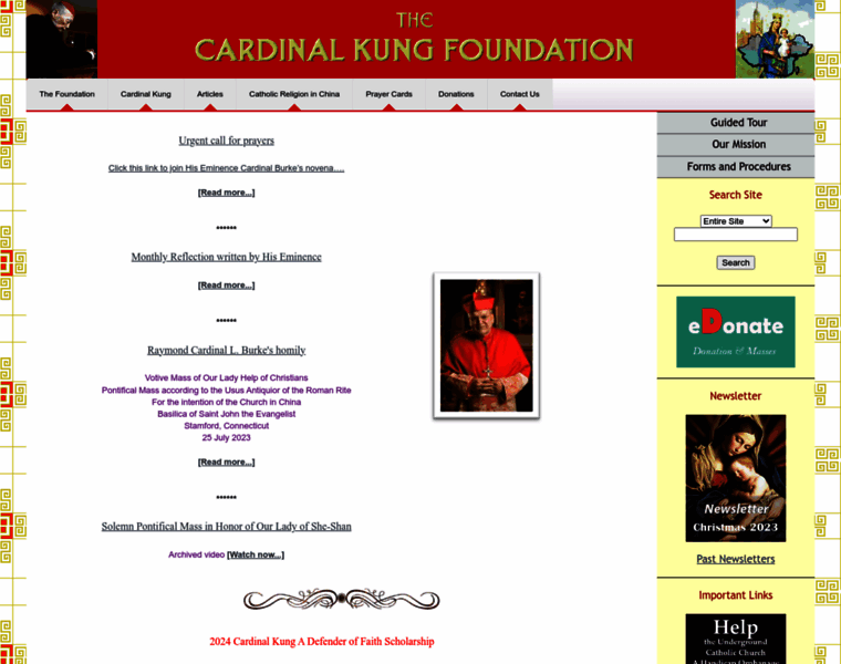 Cardinalkungfoundation.org thumbnail