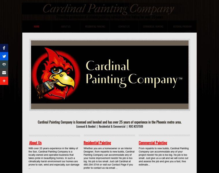 Cardinalpaintingaz.com thumbnail