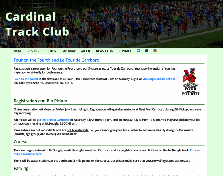 Cardinaltrackclub.com thumbnail