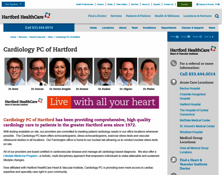 Cardiologypcofhartford.com thumbnail
