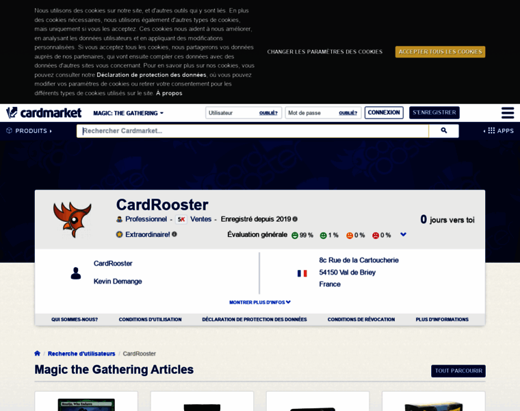 Cardrooster.com thumbnail
