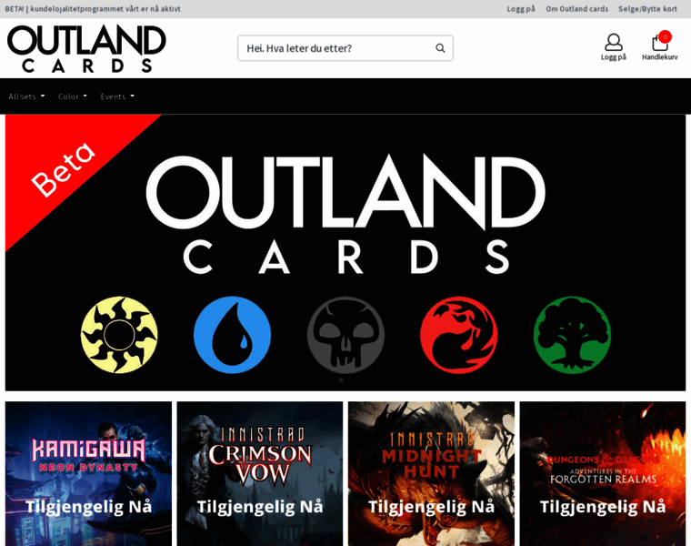 Cards.outland.no thumbnail