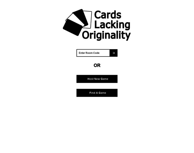 Cardslackingoriginality.com thumbnail