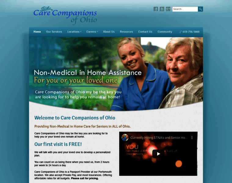 Carecompanionsofohio.com thumbnail