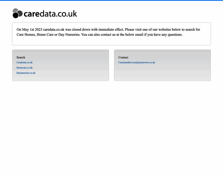Caredata.co.uk thumbnail