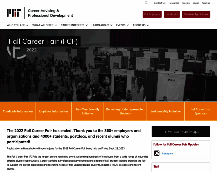 Career-fair.mit.edu thumbnail