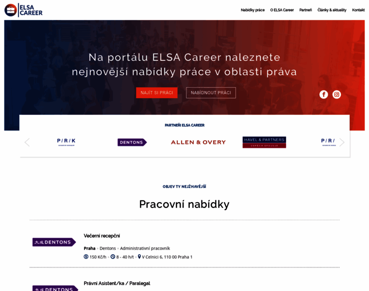 Career.elsa.cz thumbnail