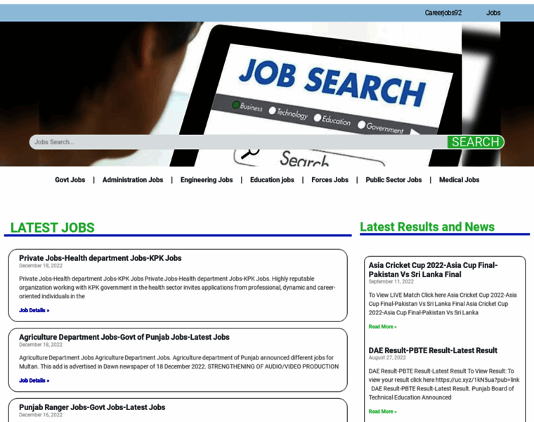 Careerjobs92.com thumbnail