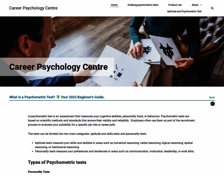 Careerpsychologycentre.com thumbnail