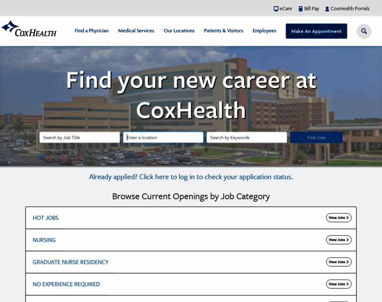 Careers-coxhealth.hctsportals.com thumbnail