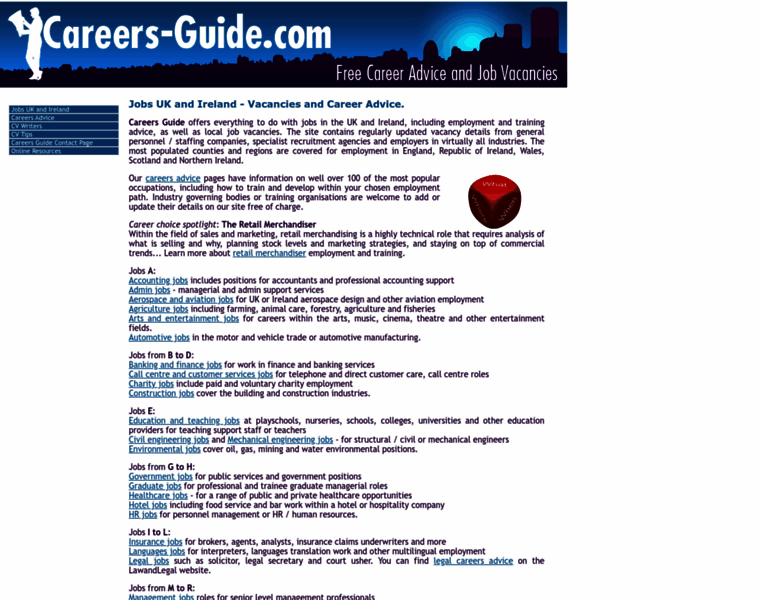 Careers-guide.com thumbnail