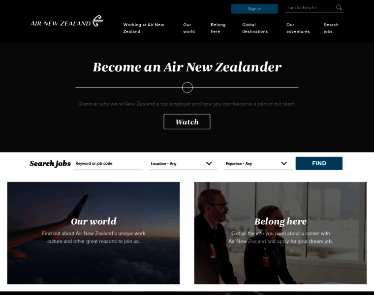 Careers.airnewzealand.co.nz thumbnail Careers.airnewzealand.co.nz thumbnail