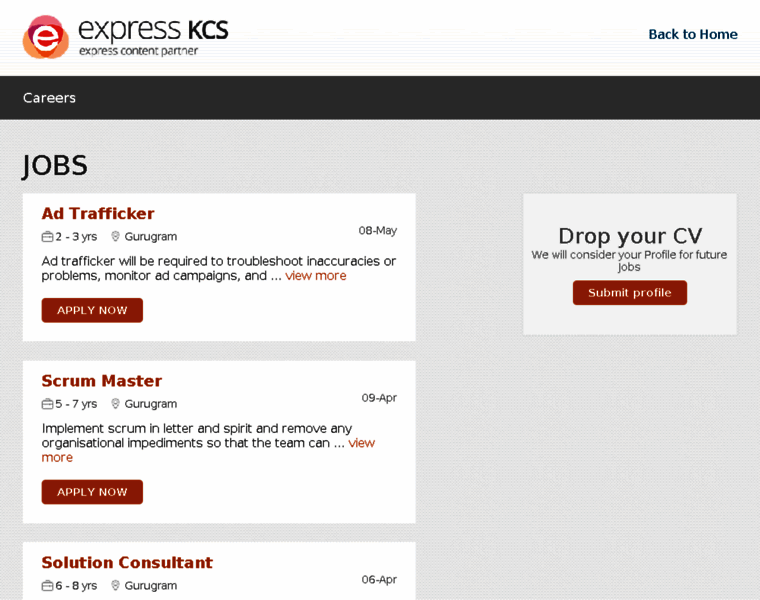 Careers.expresskcs.com thumbnail