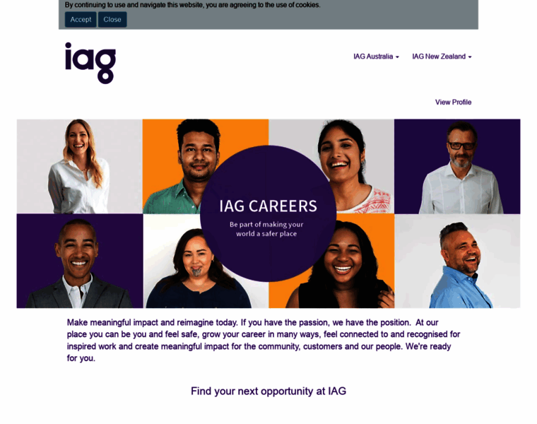Careers.iag.com.au thumbnail