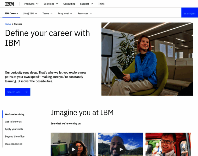 Careers.ibm.com thumbnail