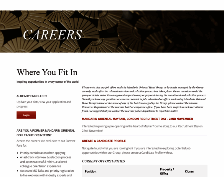 Careers.mandarinoriental.com thumbnail