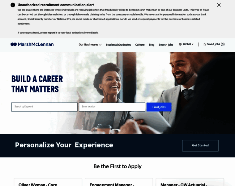 Careers.marshmclennan.com thumbnail