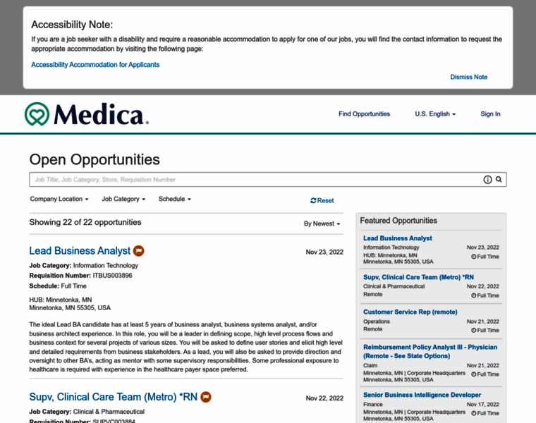 Careers.medica.com thumbnail