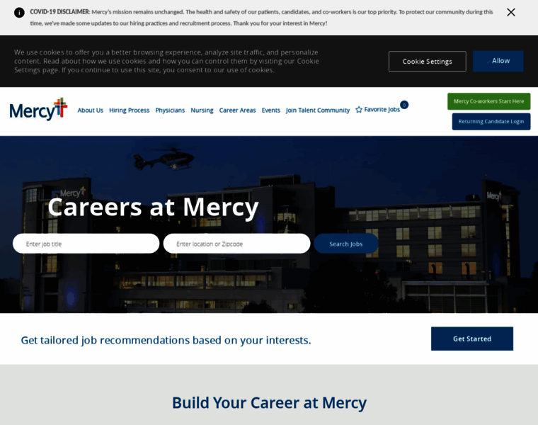 Careers.mercy.net thumbnail