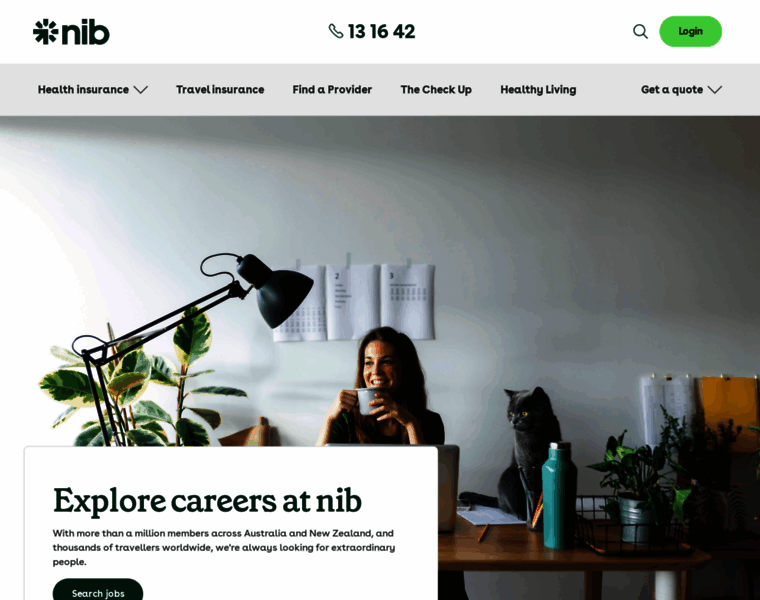 Careers.nib.com.au thumbnail