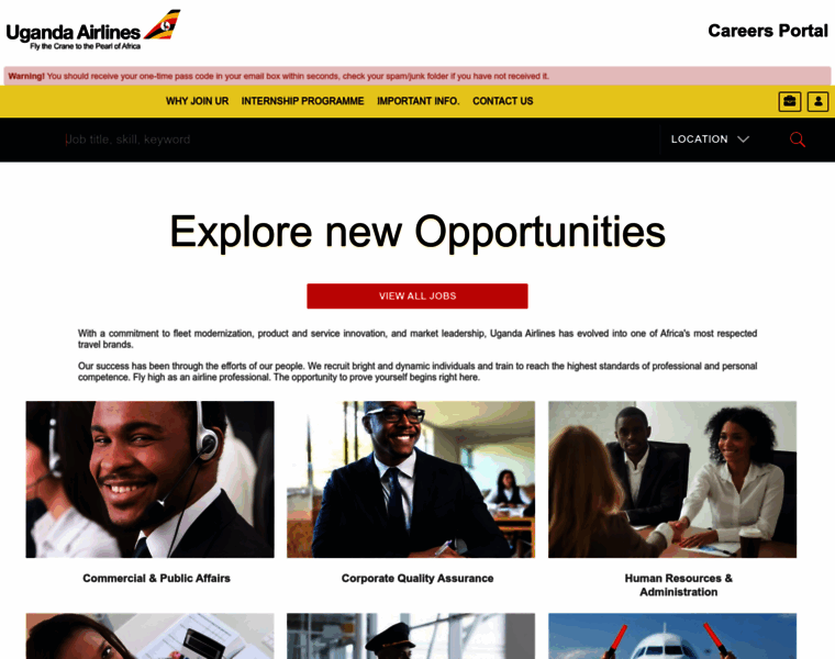 Careers.ugandairlines.com thumbnail