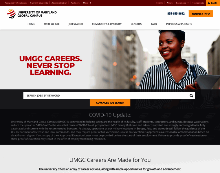 Careers.umgc.edu thumbnail
