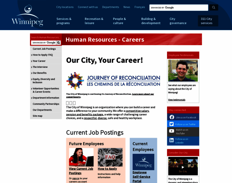 Careers.winnipeg.ca thumbnail