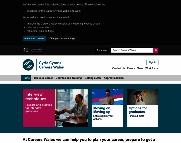 Careerswales.com thumbnail