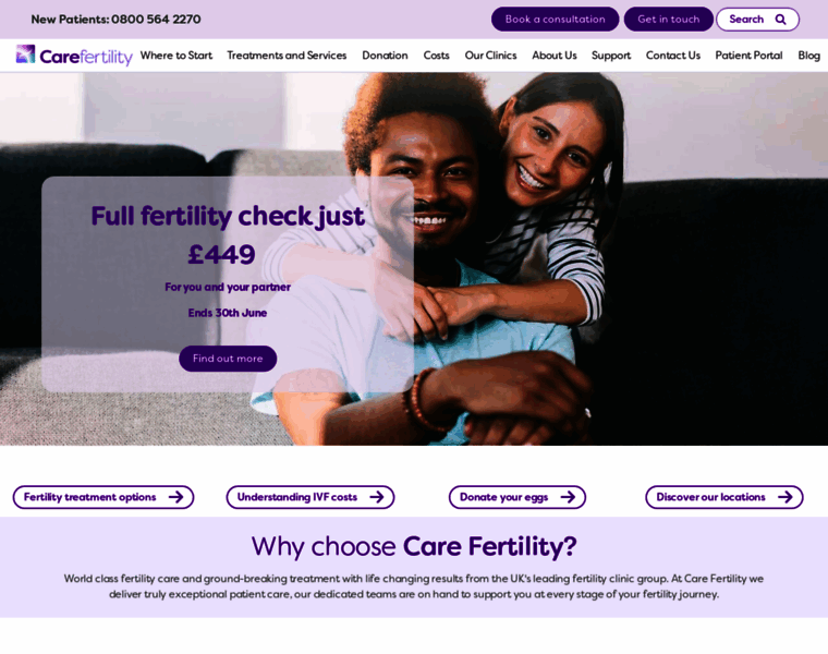 Carefertility.com thumbnail