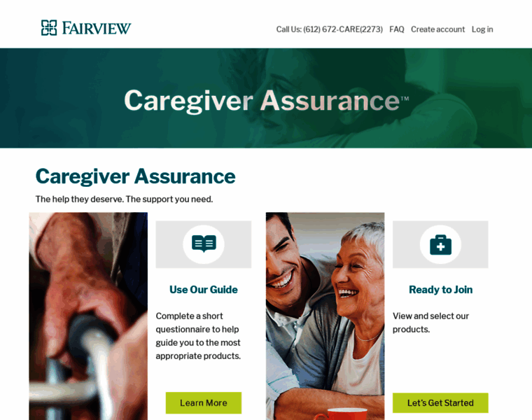 Caregiverassurance.com thumbnail