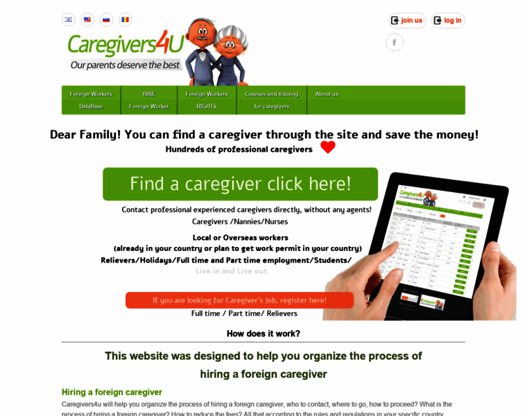 Caregivers4u.net thumbnail