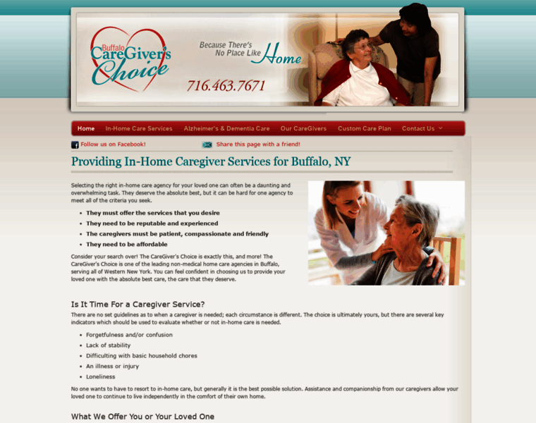 Caregiverschoice.com thumbnail