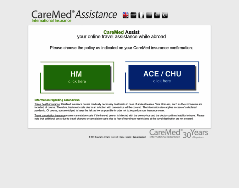 Caremed-assistance.com thumbnail