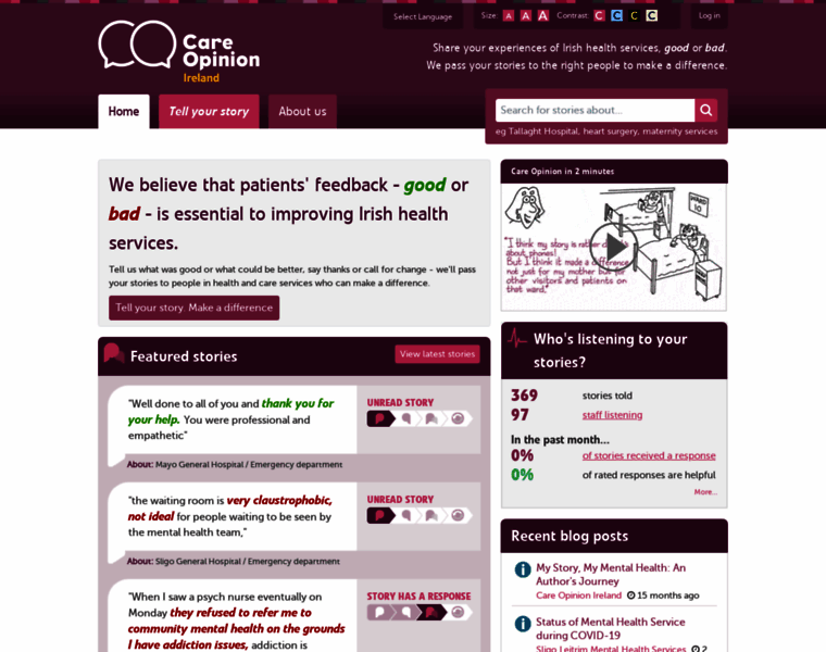 Careopinion.ie thumbnail