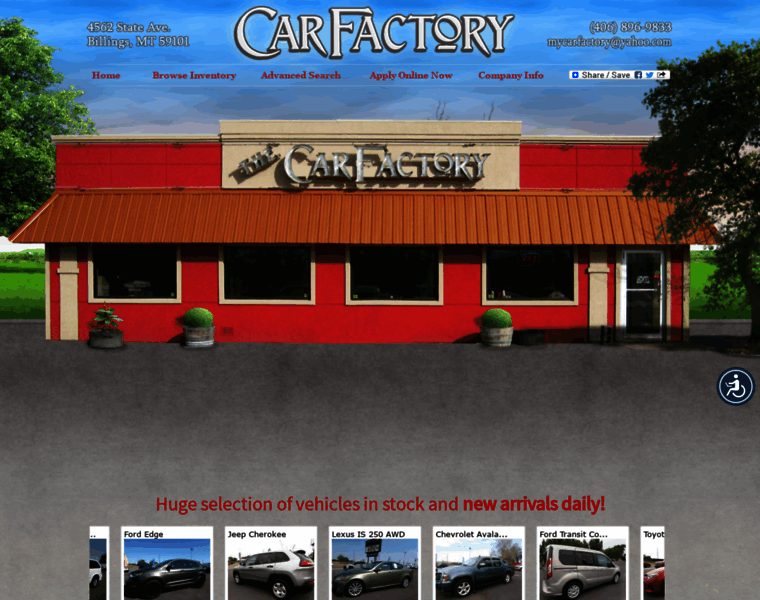 Carfactorymt.com thumbnail