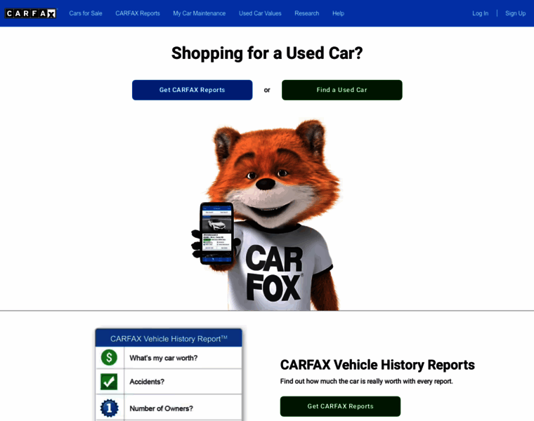 Carfax.com thumbnail