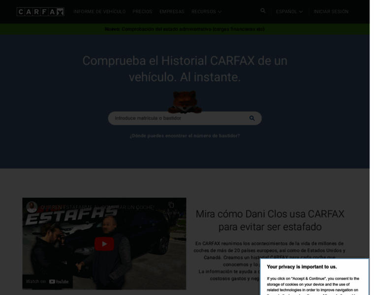 Carfax.es thumbnail
