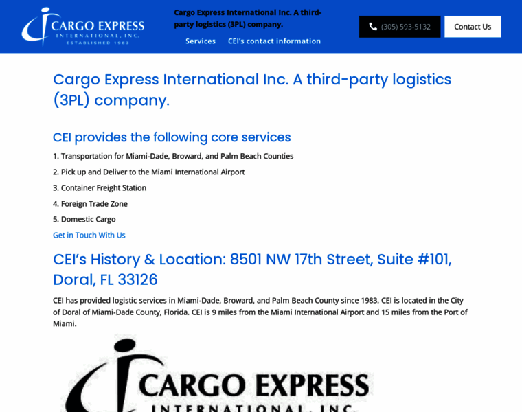 Cargoexpressintl.us thumbnail