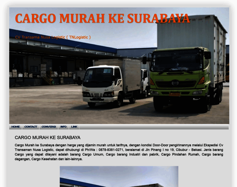 Cargomurah-ke-surabaya.com thumbnail