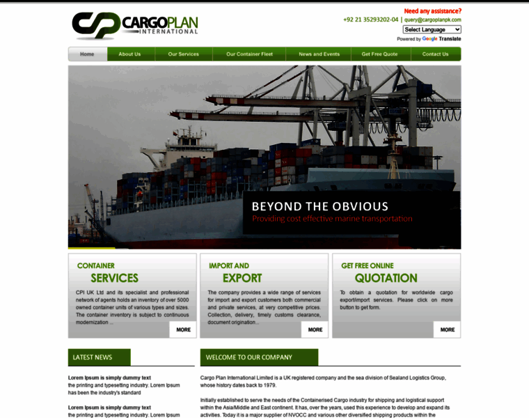 Cargoplanpakistan.com thumbnail