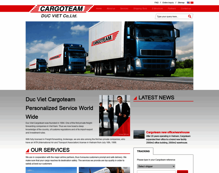 Cargoteamvn.com thumbnail