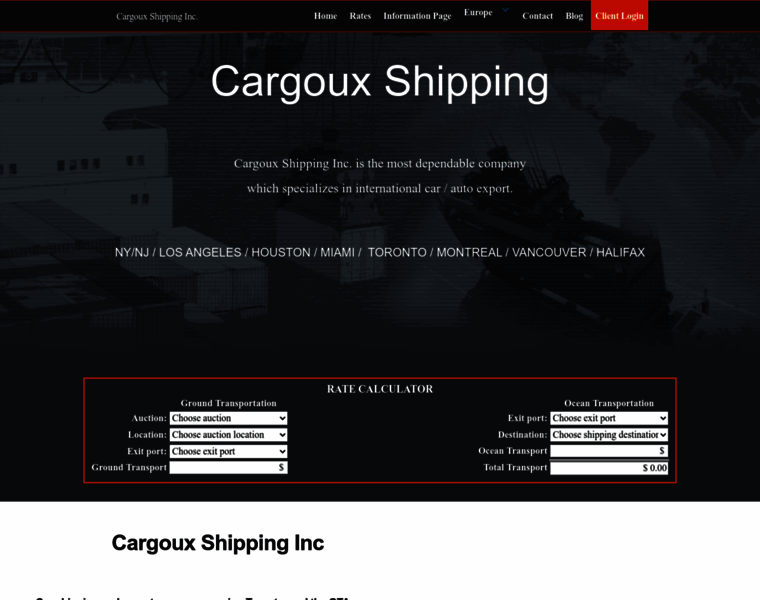 Cargoux.com thumbnail