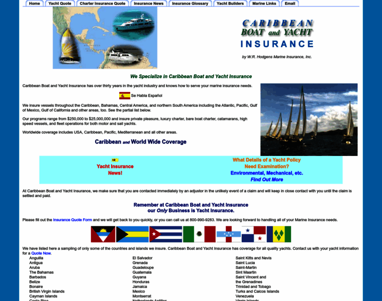 Caribbean-boat-yacht-insurance.com thumbnail