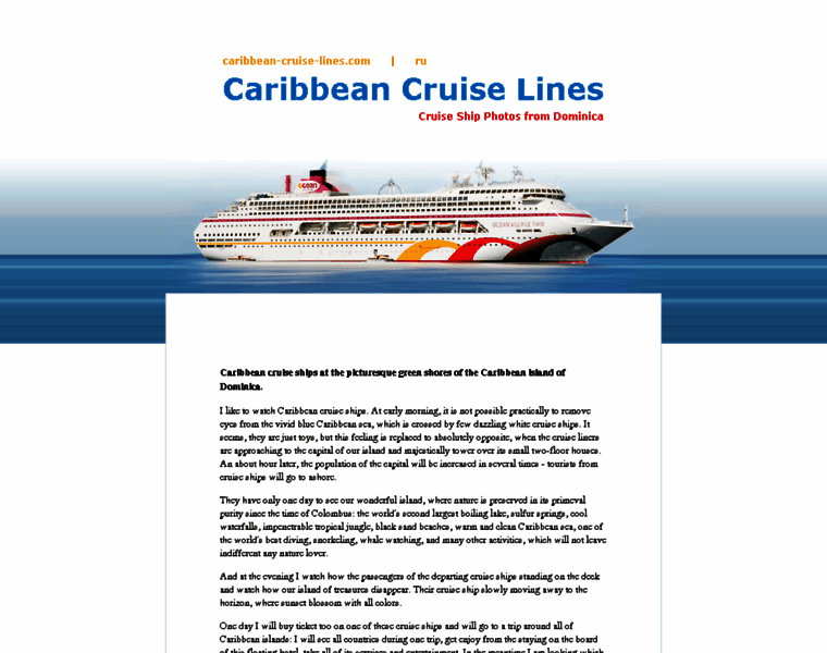 Caribbean-cruise-lines.com thumbnail