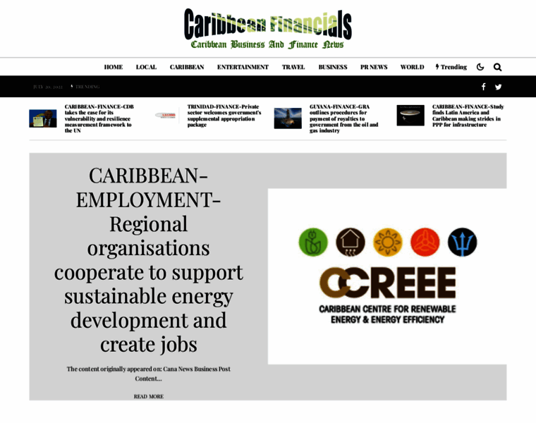 Caribbeanfinancials.com thumbnail